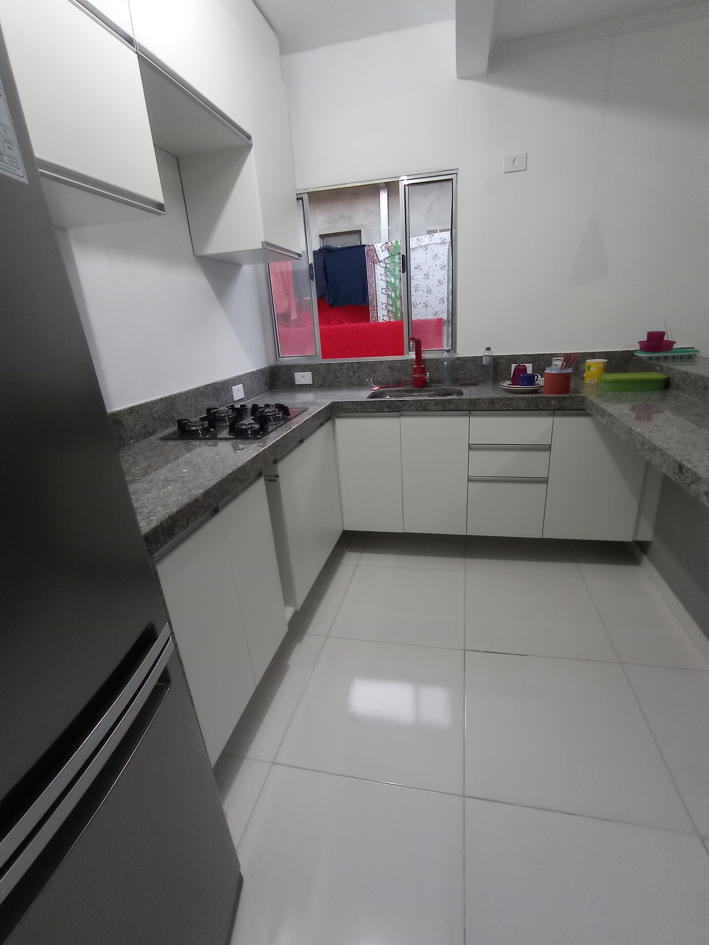 Cozinha Branco tx com cantoneira